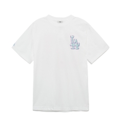 Áo Thun MLB Pop Art Graphic Overfit Short Sleeve LA Dodgers Off White