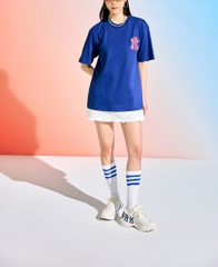 Áo Thun MLB Pop Art Graphic Overfit Short Sleeve New York Yankees L.Navy