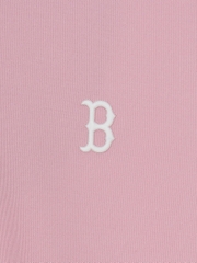 Áo Polo MLB Basic Cara Color Comfortable Fit Cara T-Shirt Boston Red Sox Pink