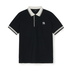 Áo Polo MLB Basic Cara Color Comfortable Fit Cara T-Shirt New York Yankees Black