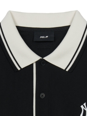 Áo Polo MLB Basic Cara Color Comfortable Fit Cara T-Shirt New York Yankees Black