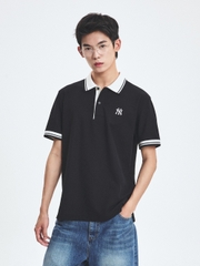 Áo Polo MLB Basic Cara Color Comfortable Fit Cara T-Shirt New York Yankees Black