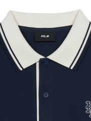 Áo Polo MLB Basic Cara Color Comfortable Fit Cara T-Shirt New York Mets Navy