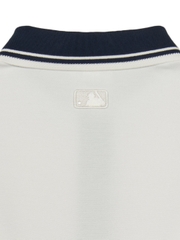 Áo Polo MLB Basic Cara Color Comfortable Fit Cara T-Shirt New York Yankees Ivory