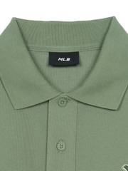 Áo Polo MLB Basic Coopers Logo Overfit Collar T-Shirt LA Angels Khaki