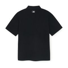 Áo Polo MLB Basic Coopers Logo Overfit Collar T-Shirt New York Yankees Black