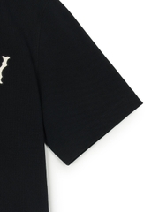 Áo Polo MLB Basic Coopers Logo Overfit Collar T-Shirt New York Yankees Black