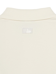 Áo Polo MLB Basic Coopers Logo Overfit Collar T-Shirt New York Yankees Cream