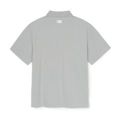 Áo Polo MLB Basic Coopers Logo Overfit Collar T-Shirt New York Yankees Grey