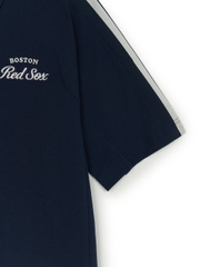 Áo Polo MLB Varsity Sportive Overfit Collar T-Shirt Boston Red Sox Navy