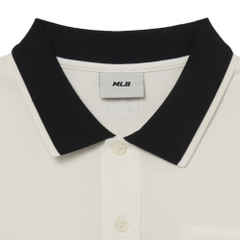 Áo Polo MLB Men's Basic Comfortable Fit Collar Boston Red Sox Ivory