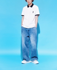 Áo Polo MLB Men's Basic Comfortable Fit Collar Boston Red Sox Ivory