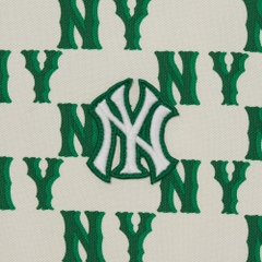 Áo Polo MLB Women's Classic Monogram Full Board New York Yankees N.Green