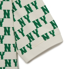 Áo Polo MLB Women's Classic Monogram Full Board New York Yankees N.Green