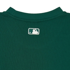 Áo Sweatshirt MLB Korea Varsity Short Sleeve LA Dodgers Green