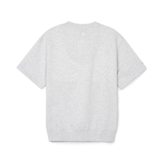 Áo Sweatshirt MLB Korea Varsity Short Sleeve New York Yankees Grey