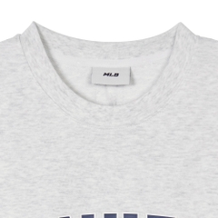 Áo Sweatshirt MLB Korea Varsity Short Sleeve New York Yankees Grey