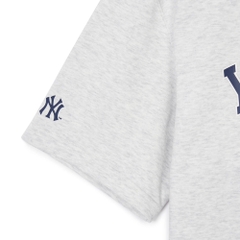 Áo Sweatshirt MLB Korea Varsity Short Sleeve New York Yankees Grey