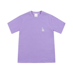 Áo Thun MLB Basic Back Big-Logo LA Dodgers Violet