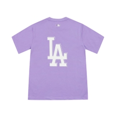 Áo Thun MLB Basic Back Big-Logo LA Dodgers Violet