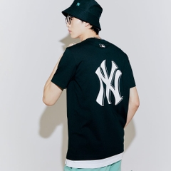 Áo Thun MLB Basic Back Big-Logo New York Yankees Black