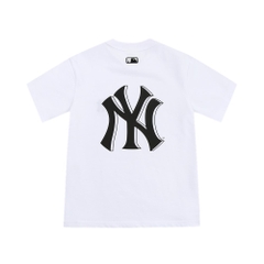 Áo Thun MLB Basic Back Big-Logo New York Yankees White