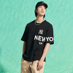 Áo Thun MLB Basic-Canvas New York Yankees Black