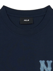 Áo Thun MLB Basic Denim-like Coopers Overfit Short Sleeve T-shirt New York Yankees Navy