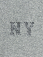 Áo Thun MLB Basic Denim-like Coopers Overfit Short Sleeve T-shirt New York Yankees Grey