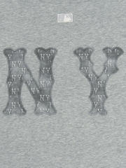 Áo Thun MLB Basic Denim-like Coopers Overfit Short Sleeve T-shirt New York Yankees Grey