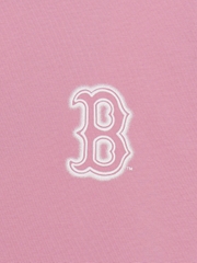 Áo Thun MLB Basic Street Logo Overfit Short Sleeve T-Shirt Boston Red Sox Pink