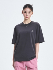 Áo Thun MLB Basic Heavyweight Overfit Short Sleeve T-Shirt Boston Red Sox Grey