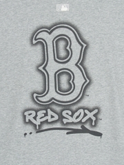 Áo Thun MLB Basic Street Logo Overfit Short Sleeve T-Shirt Boston Red Sox Grey