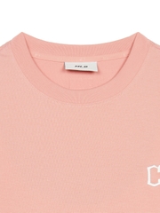 Áo Thun MLB Basic Comfortable Fit Short Sleeve T-Shirt Cleveland Guardians Peach