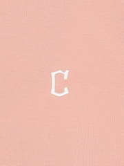 Áo Thun MLB Basic Comfortable Fit Short Sleeve T-Shirt Cleveland Guardians Peach