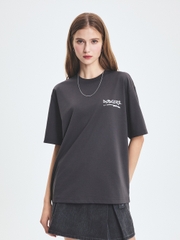 Áo Thun MLB Basic Street Logo Overfit Short Sleeve T-Shirt LA Dodgers Grey