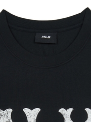 Áo Thun MLB Basic Coopers Logo Mega Overfit Functional Short Sleeve T-Shirt New York Yankees Black