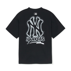 Áo Thun MLB Basic Street Logo Overfit Short Sleeve T-Shirt New York Yankees Black