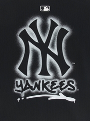 Áo Thun MLB Basic Street Logo Overfit Short Sleeve T-Shirt New York Yankees Black
