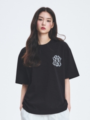 Áo Thun MLB Basic Street Logo Overfit Short Sleeve T-Shirt New York Yankees Black