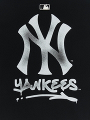 Áo Thun MLB Basic Street Logo Overfit Short Sleeve T-Shirt New York Yankees Black