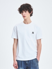 Áo Thun MLB Basic Comfortable Fit Short Sleeve T-Shirt New York Yankees White