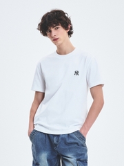 Áo Thun MLB Basic Comfortable Fit Short Sleeve T-Shirt New York Yankees White