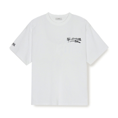 Áo Thun MLB Basic Heavyweight Mega Overfit Short Sleeve T-Shirt New York Yankees White