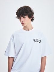 Áo Thun MLB Basic Heavyweight Mega Overfit Short Sleeve T-Shirt New York Yankees White