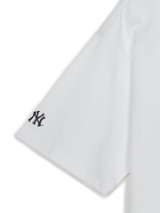 Áo Thun MLB Basic Heavyweight Mega Overfit Short Sleeve T-Shirt New York Yankees White