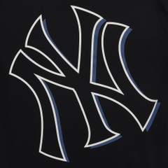 Áo Thun MLB Basic Mega Logo Overfit New York Yankees Black