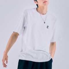 Áo Thun MLB Basic Small Logo Cleveland Guardians White