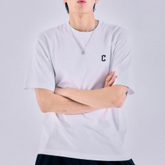 Áo Thun MLB Basic Small Logo Cleveland Guardians White