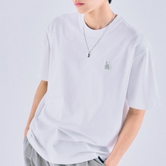 Áo Thun MLB Basic Small Logo LA Dodgers White